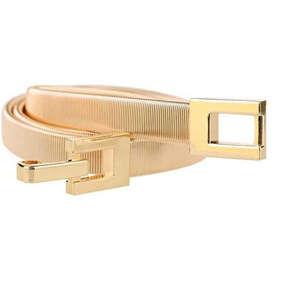 Belt of Women Elastic Metal Stretch main image 6